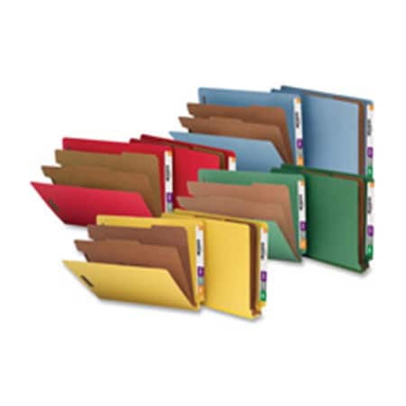 Davenport Classification Folders; End Tab; Ltr; 2-Div; 10-BX; Green, 10PK DA923191